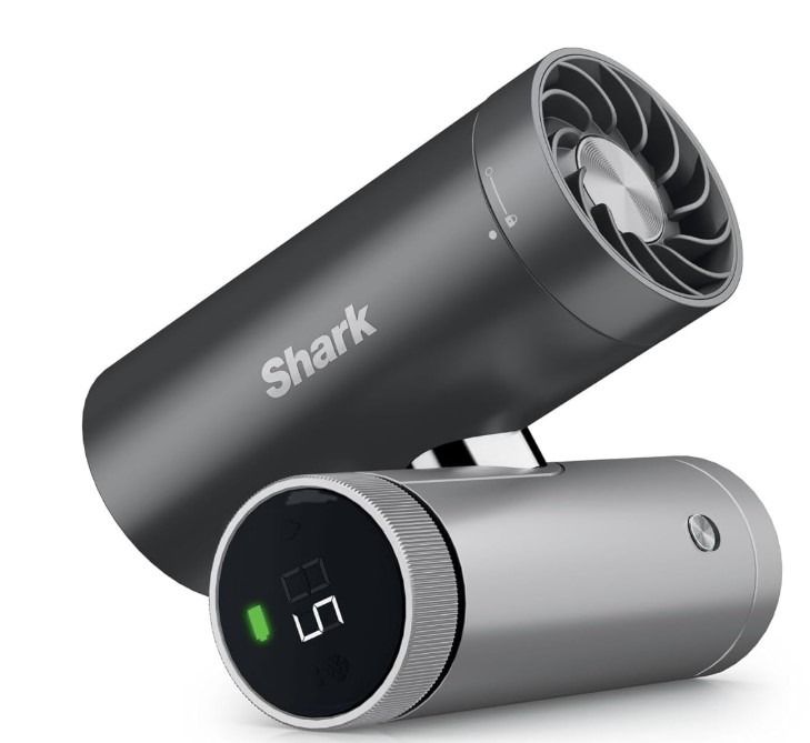 Shark ChillPill 3-in-1 Portable Fan with Mist & InstaChill Cooling System – Carbon